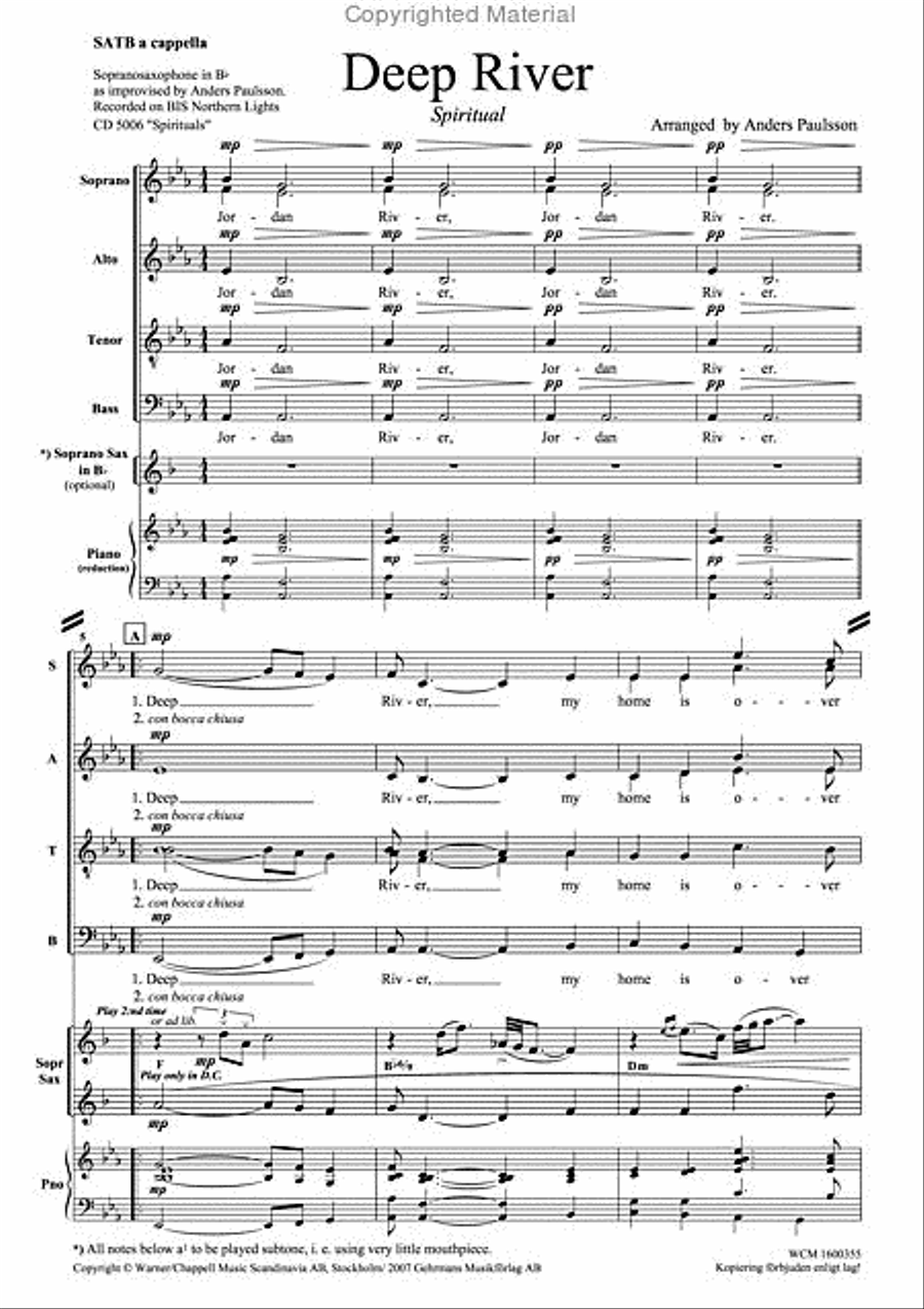 Deep River Divisi scores gallery preview page 2
