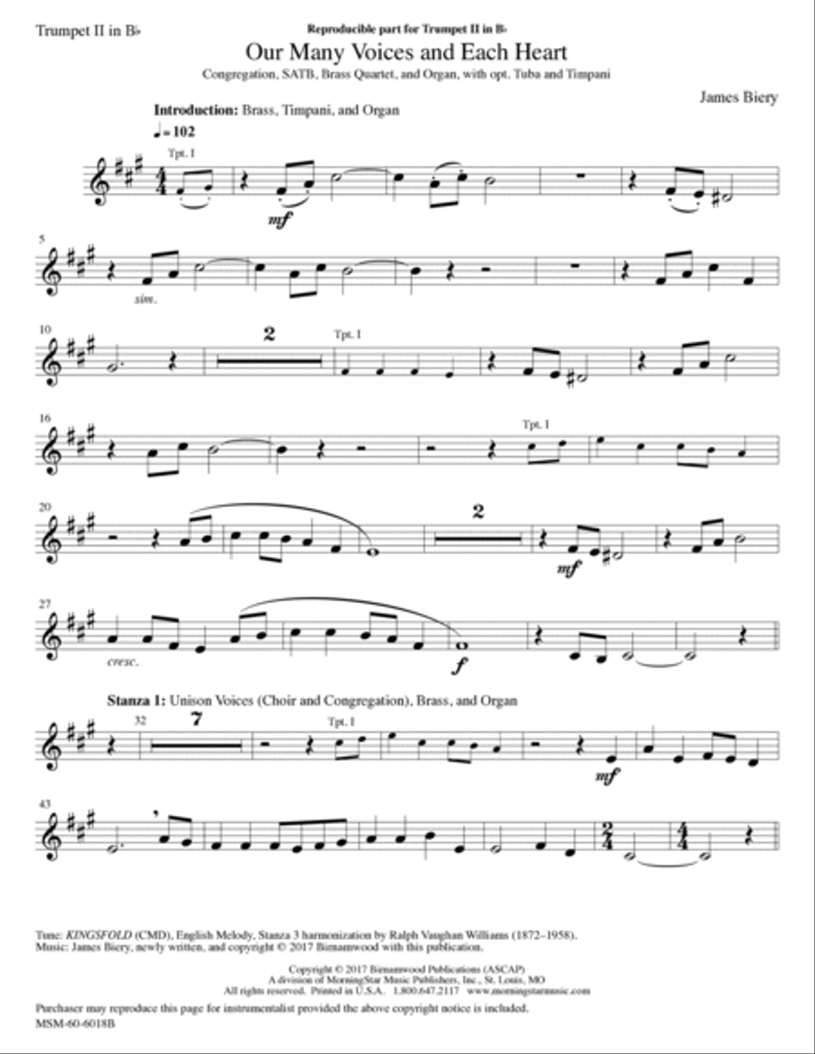 Our Many Voices and Each Heart Choir scores gallery preview page 5