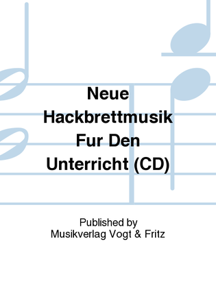 Neue Hackbrettmusik Fur Den Unterricht (CD)