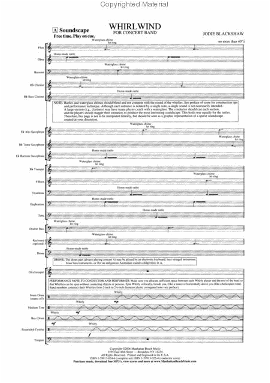 Whirlwind Concert Band scores gallery preview page 2
