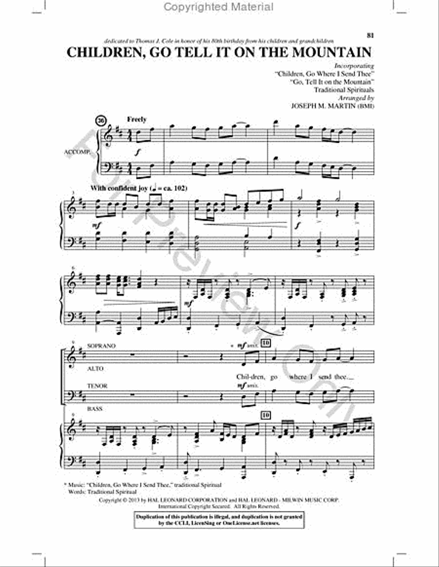 Appalachian Winter Choir scores gallery preview page 80