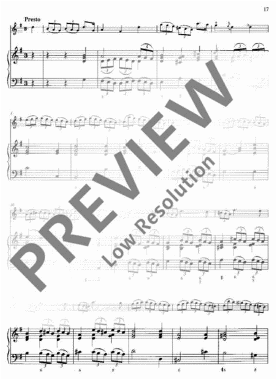 Sonata No. 1 G major Sonata No. 1 G major Flute scores gallery preview page 18