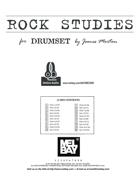 Rock Studies For Drumset image number null