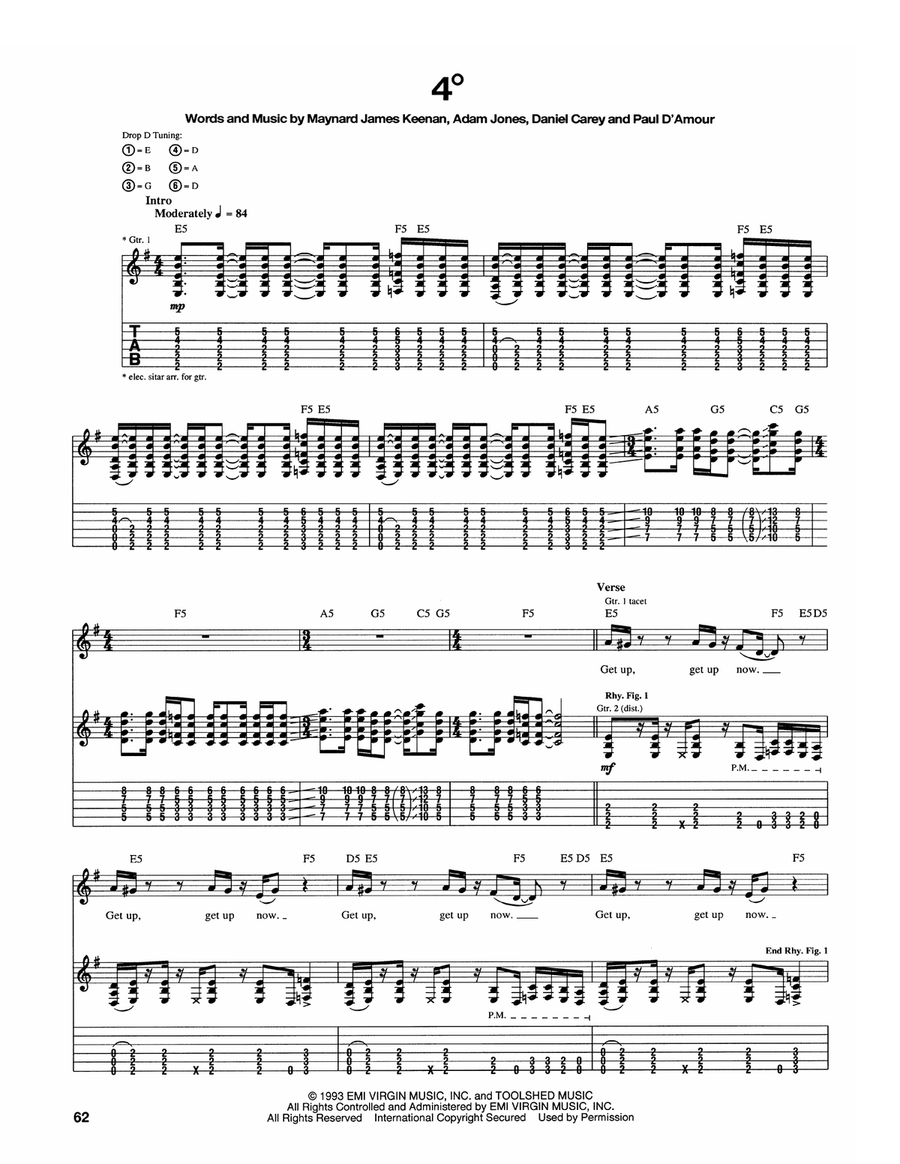 4 Degrees Electric Guitar scores gallery preview page 1