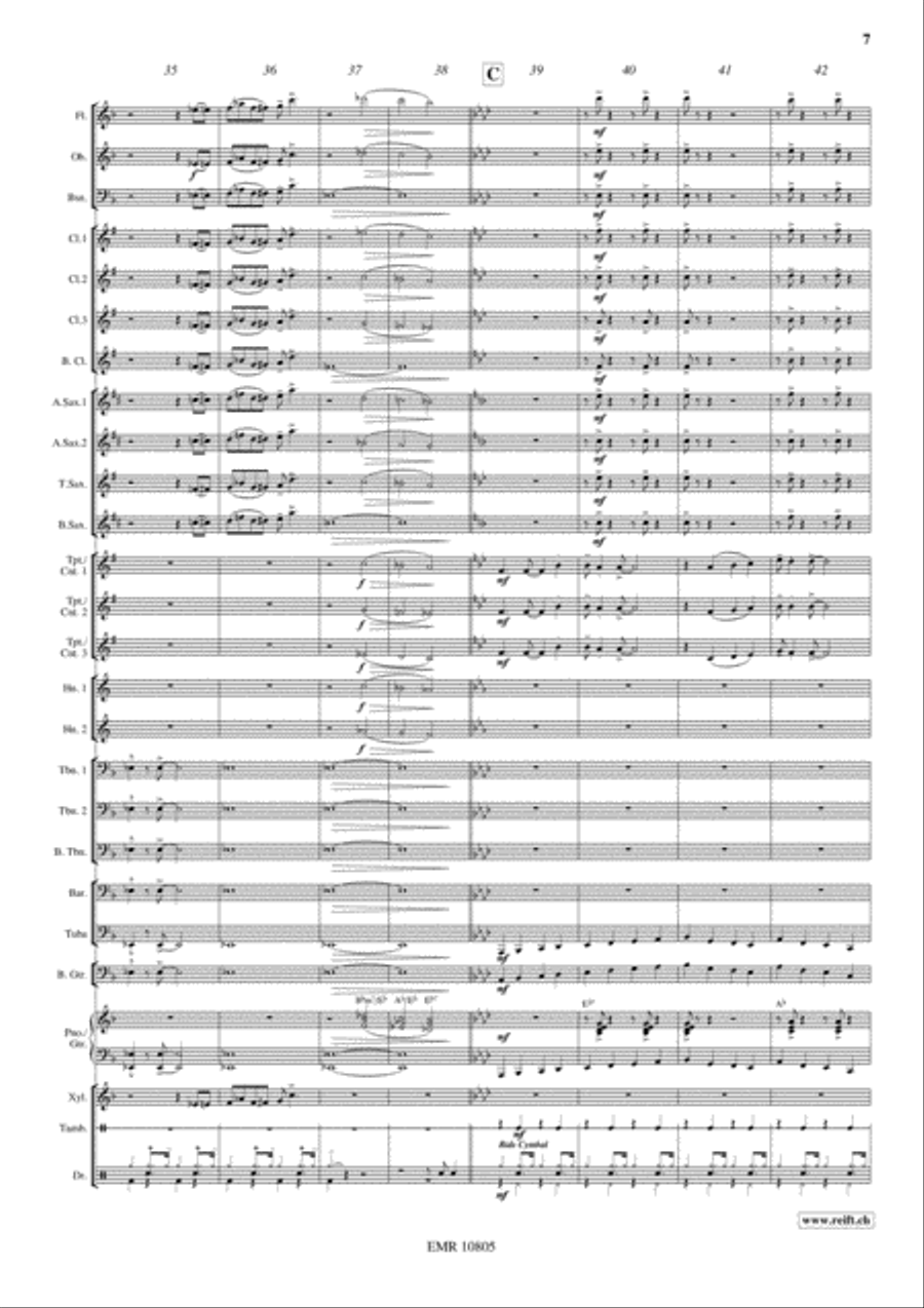 Santa Lucia Concert Band scores gallery preview page 8