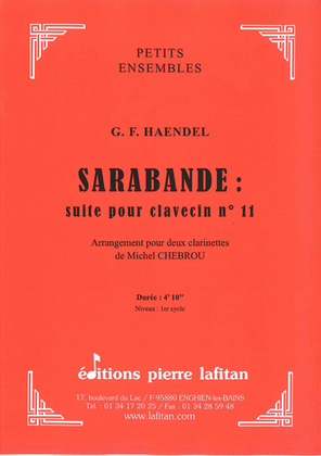 Book cover for Sarabande : Suite Pour Clavecin N° 11