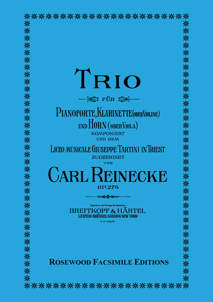 Trio, Op. 274 image number null