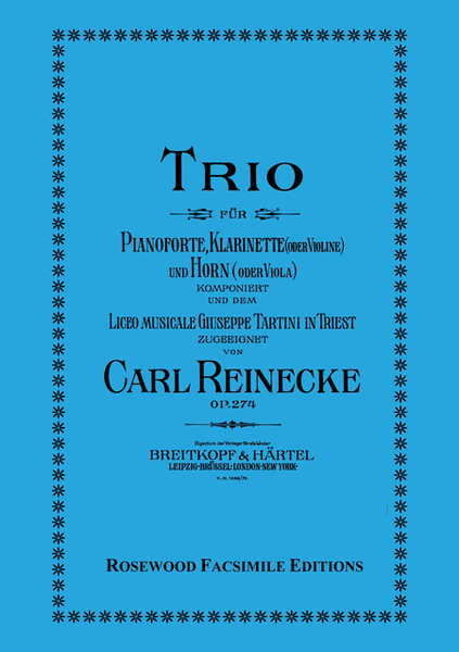 Trio, Op. 274 image number null