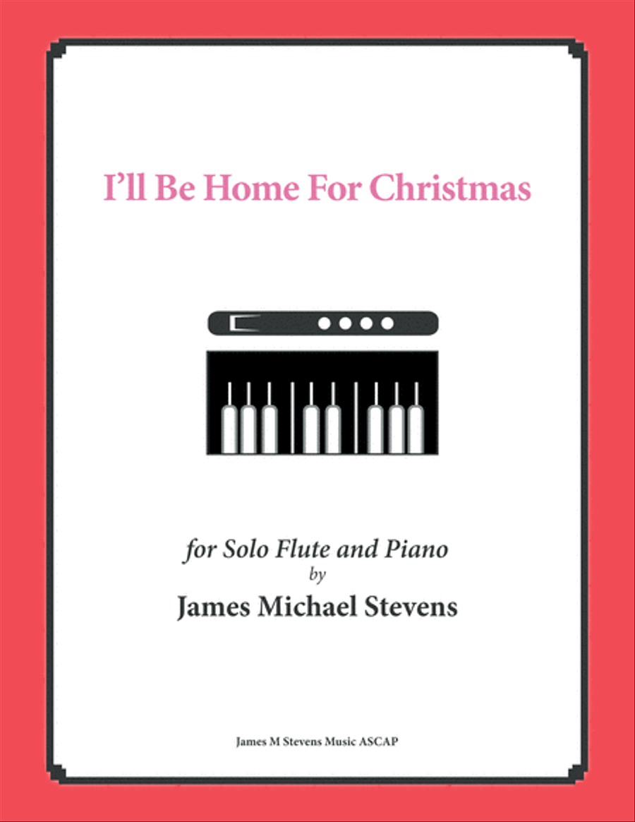 I'll Be Home For Christmas Flute Solo scores gallery preview page 1