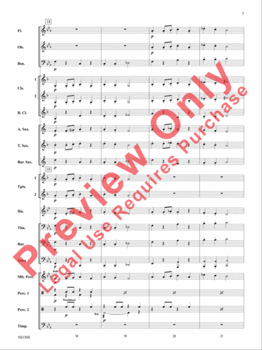 Zombie Rock Concert Band scores gallery preview page 8
