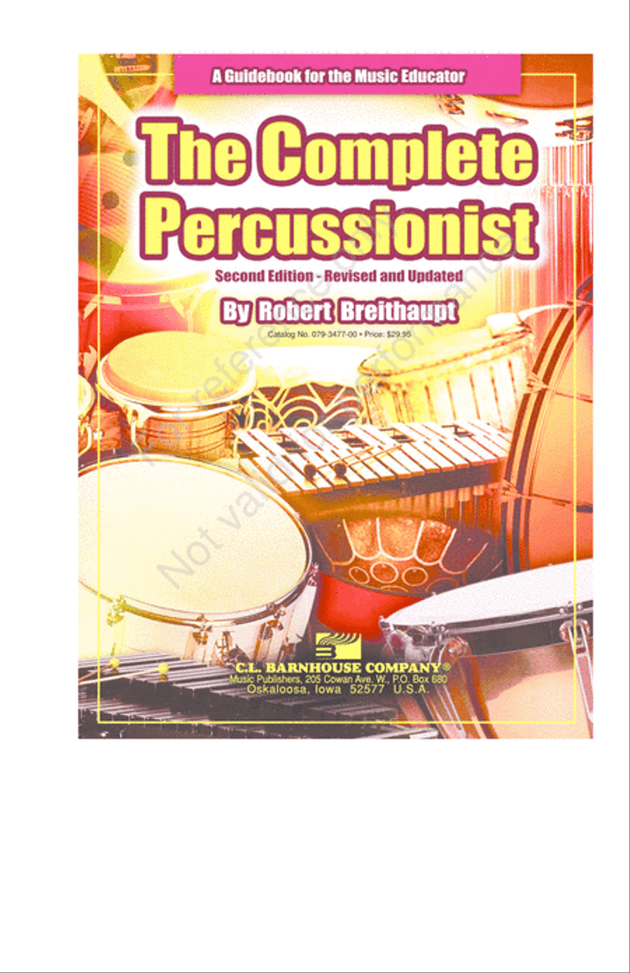 The Complete Percussionist Percussion scores gallery preview page 2