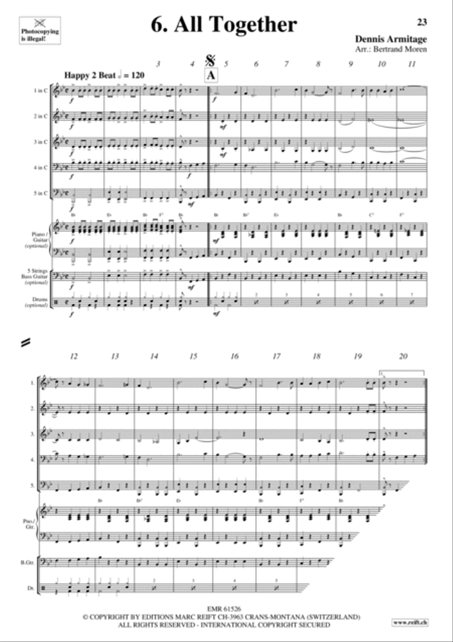 Beer Party Woodwind Quintet scores gallery preview page 8