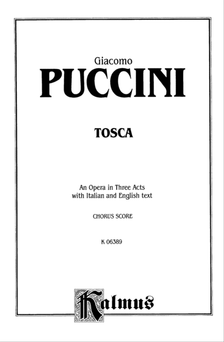 Tosca Tosca Voice scores gallery preview page 2