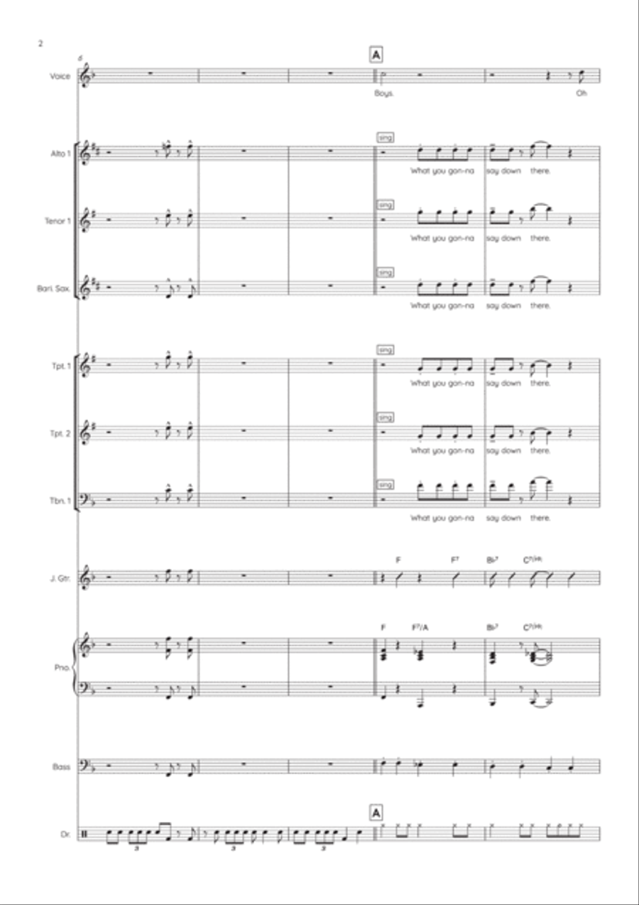 The Jumpin' Jive Jazz Ensemble scores gallery preview page 3