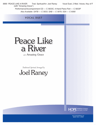 Book cover for Peace Like A River with Amazing Grace