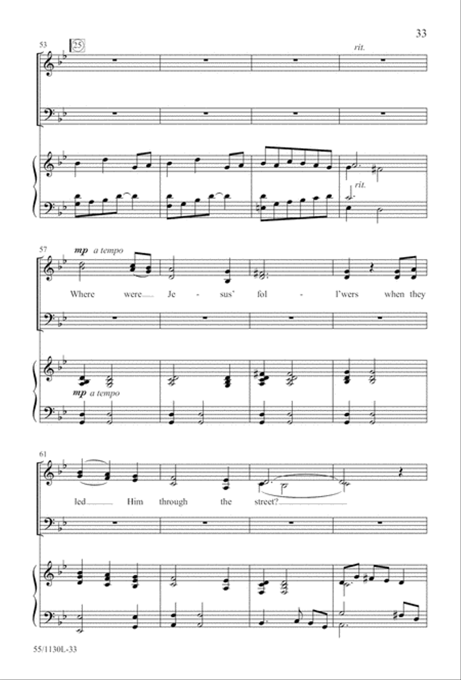Journey to the Cross 3-Part scores gallery preview page 34