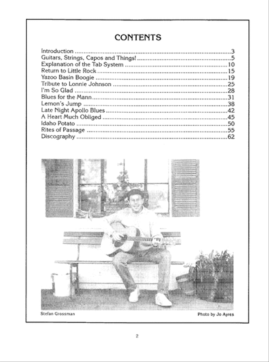 Fingerpicking Blues Guitar Solos Electric Guitar scores gallery preview page 8