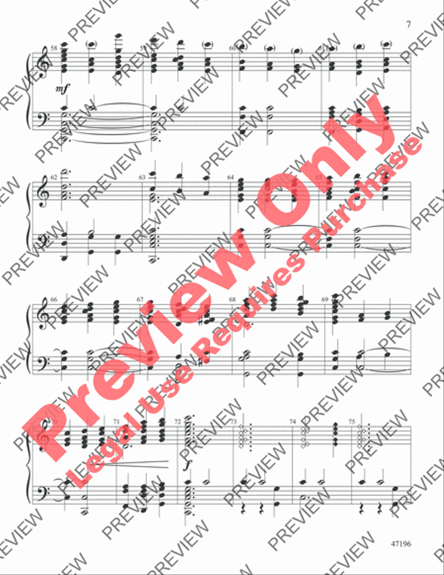 Celebration on Praise to the Lord Handbell Choir scores gallery preview page 7