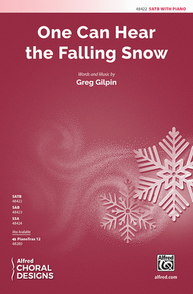 Book cover for One Can Hear the Falling Snow