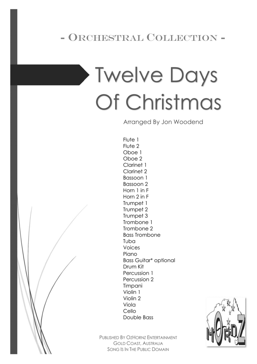Book cover for The Twelve Days Of Christmas