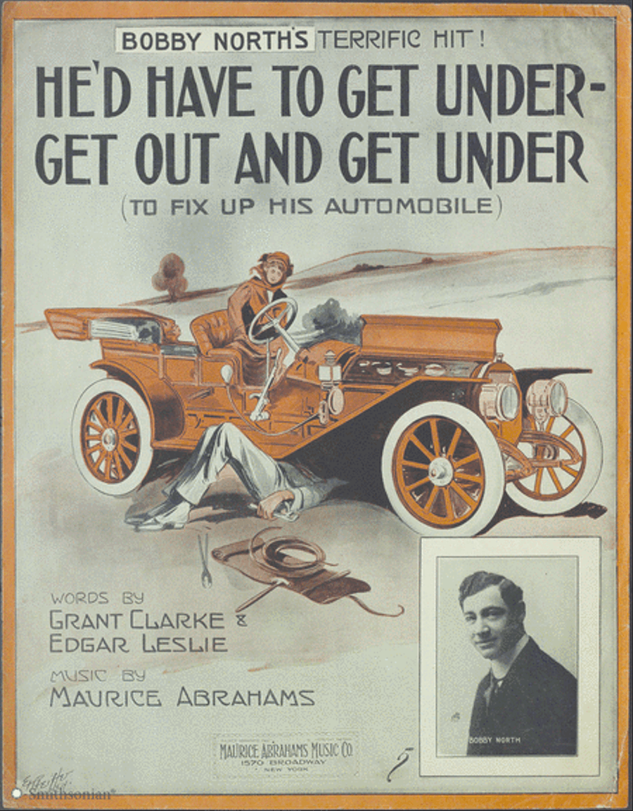 He'd Have to Get Under- Get Out and Get Under (To Fix up His Automobile) Piano, Vocal scores gallery preview page 1