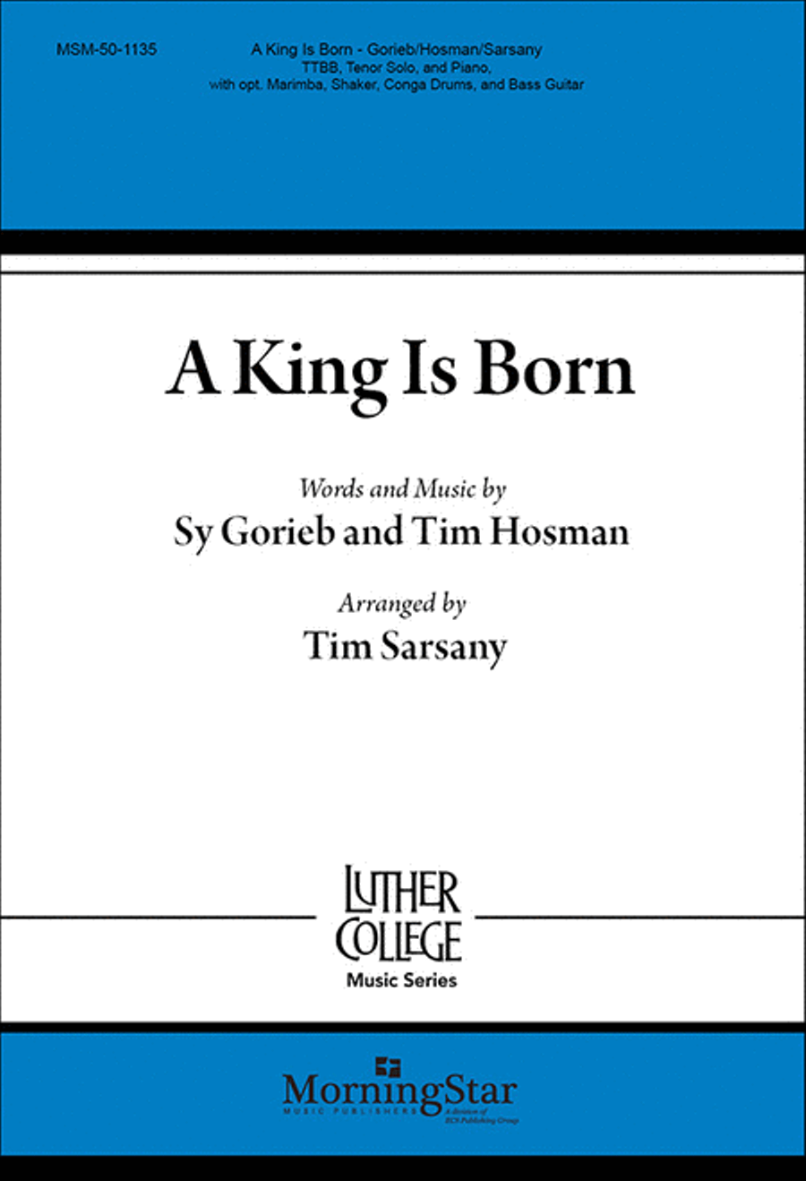 A King Is Born (Choral Score) TTBB scores gallery preview page 1