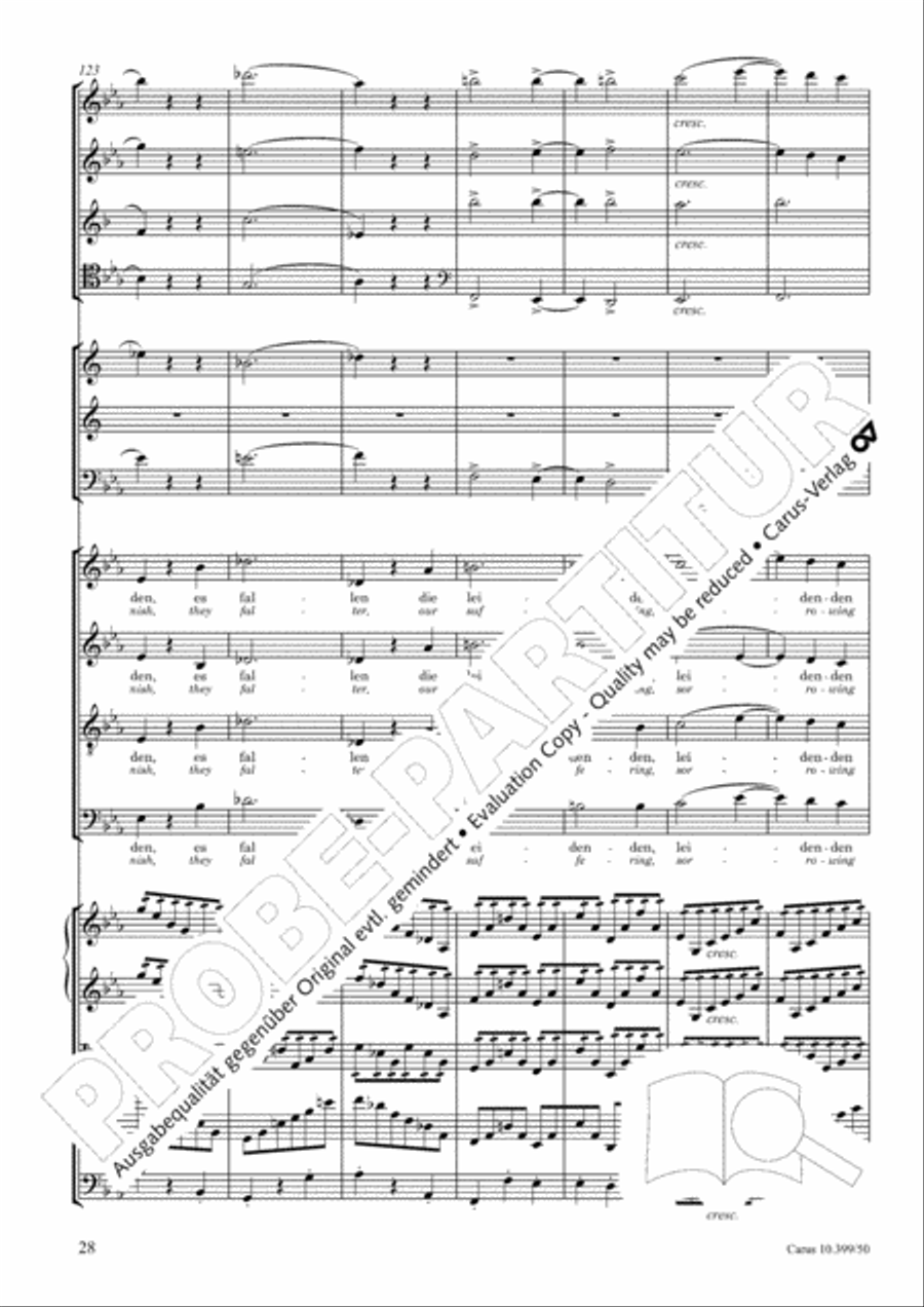 Schicksalslied, Op. 54 Choir scores gallery preview page 29