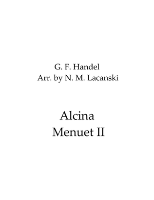 Alcina Menuet II