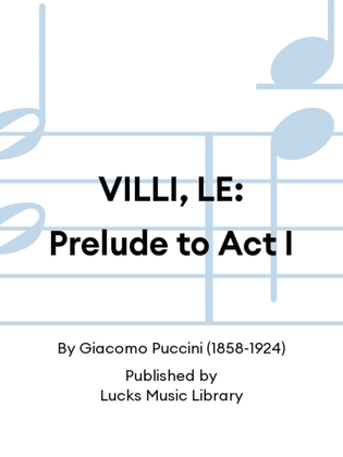 VILLI, LE: Prelude to Act I