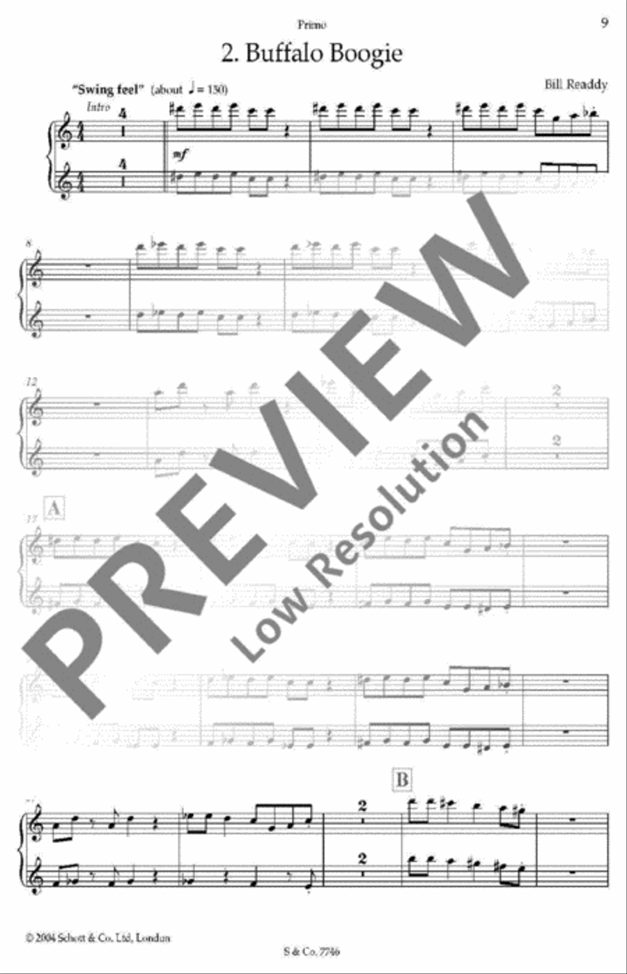 Easy Jazzy Piano Duets Piano Duet scores gallery preview page 5