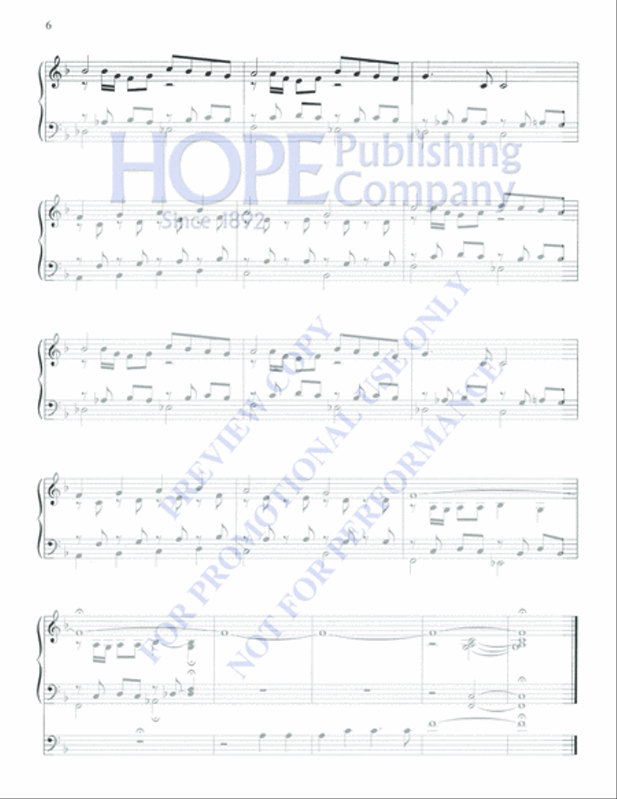 The Nativity Organ Solo scores gallery preview page 6