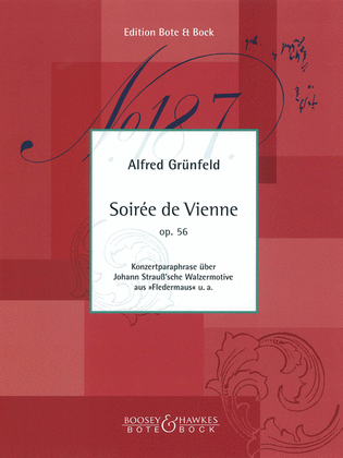 Book cover for Soiree de Vienne, Op. 56