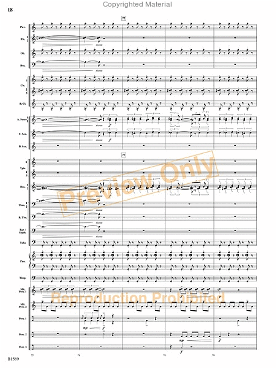 Pulse Concert Band scores gallery preview page 55