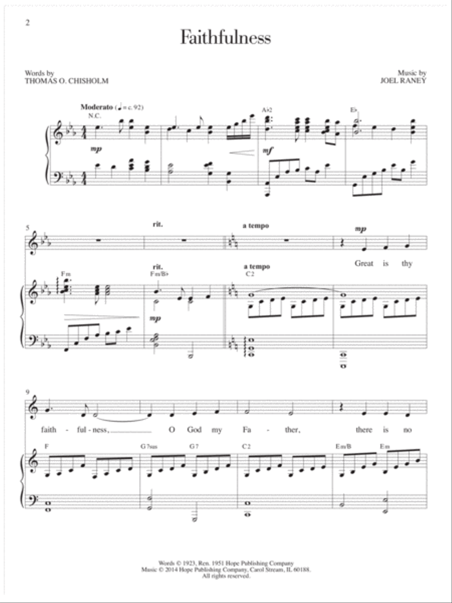 Essential Collection for the Church Soloist, Vol. II Voice Solo scores gallery preview page 2