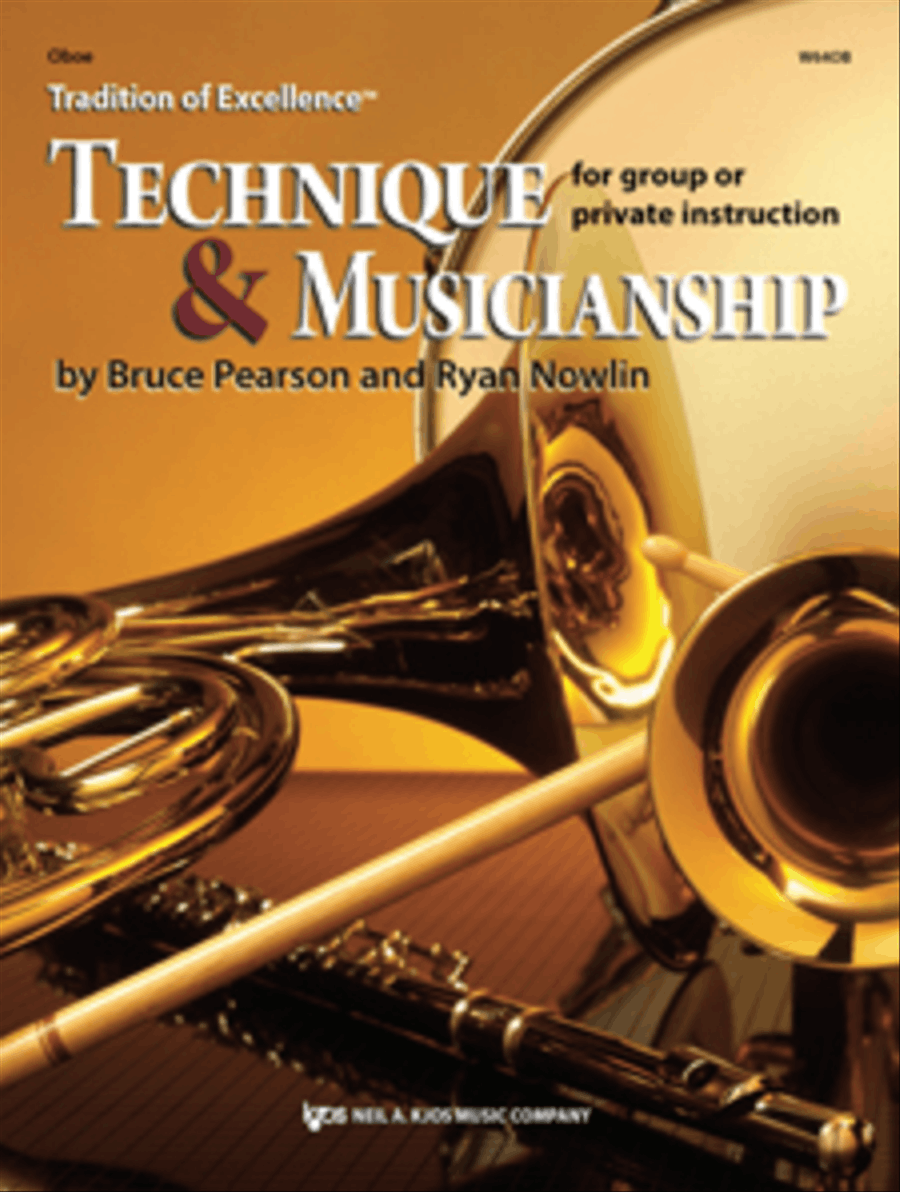 Tradition of Excellence: Technique and Musicianship - Oboe Concert Band Methods scores gallery preview page 1