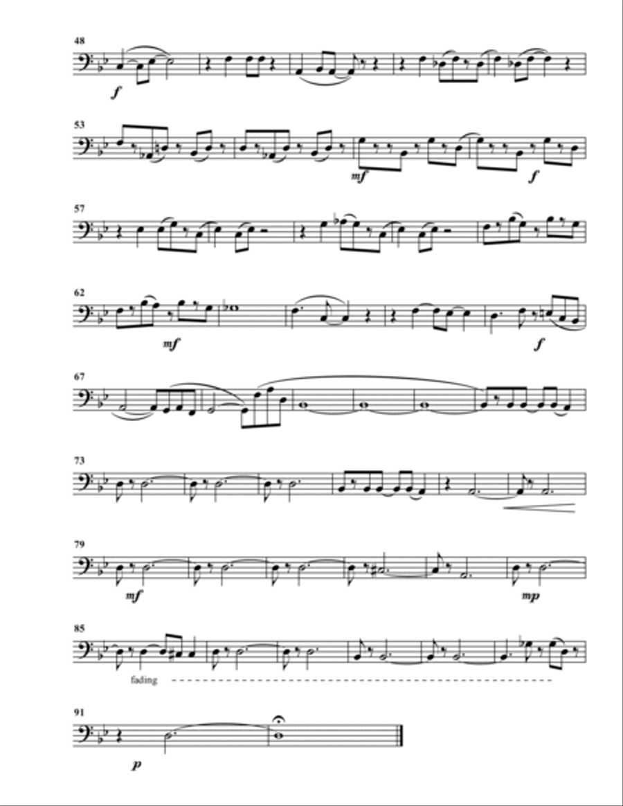 Tenderly Brass Quartet scores gallery preview page 6