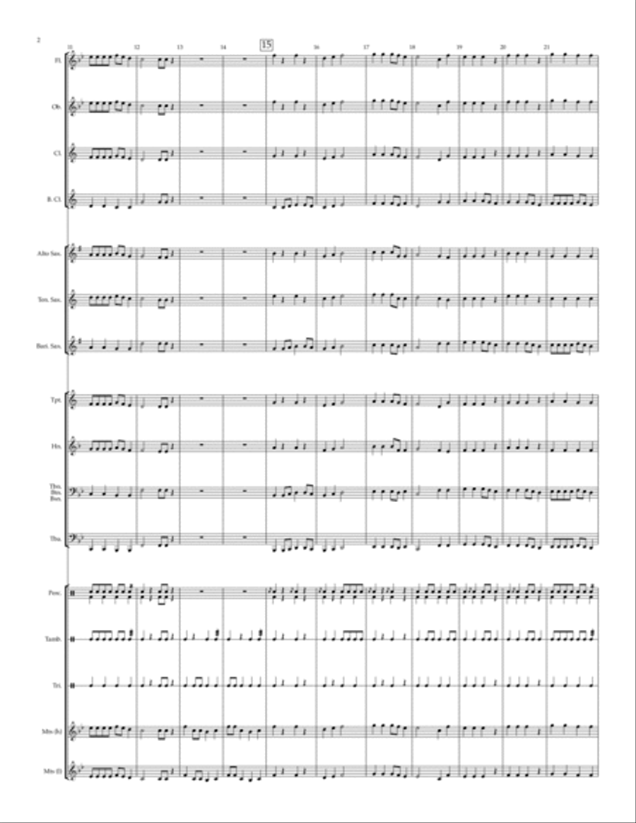 The Galleon Returns - for beginning band Concert Band scores gallery preview page 4
