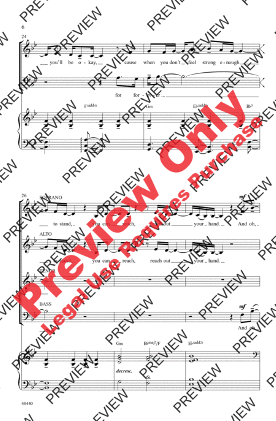 Found/Tonight 4-Part scores gallery preview page 6