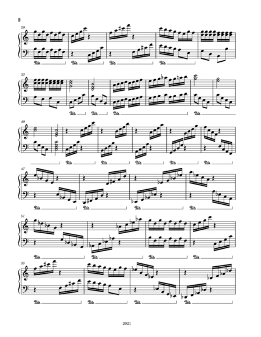 A Windy January A Windy January Piano Solo scores gallery preview page 2