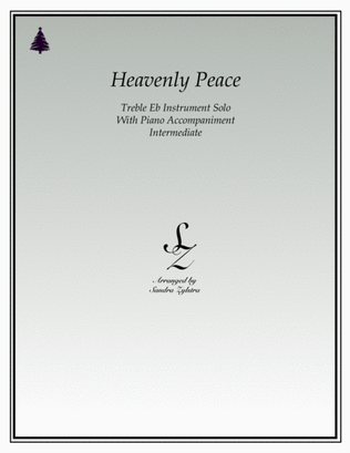 Book cover for Heavenly Peace (treble Eb instrument solo)