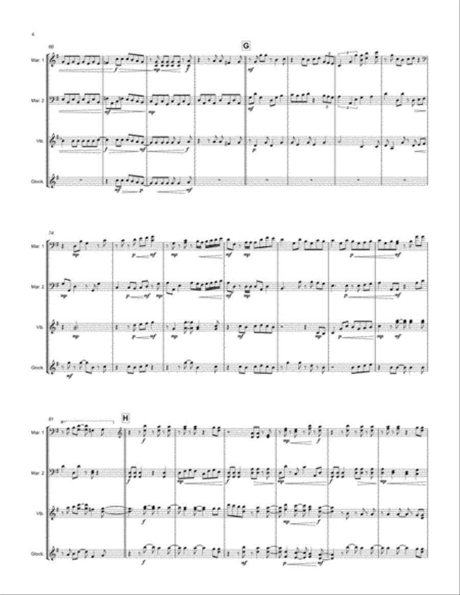 100 Years Percussion Ensemble scores gallery preview page 4