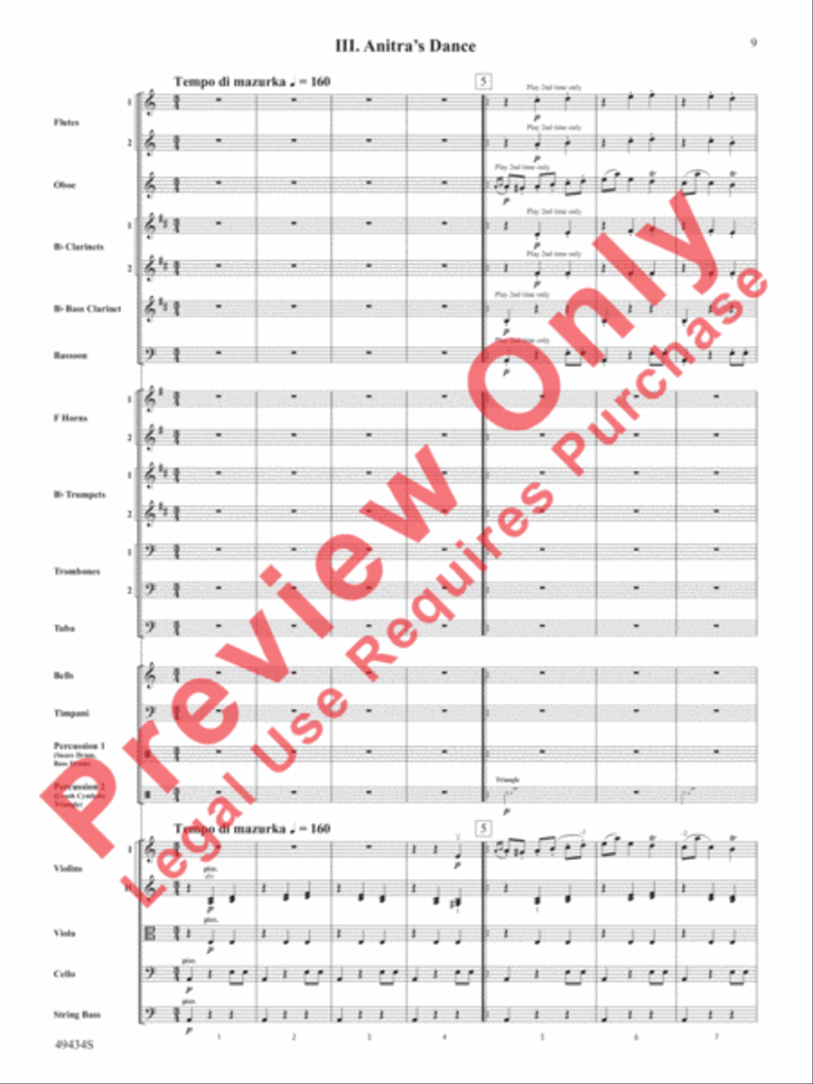 Peer Gynt Suite No.1, Op. 46 Full Orchestra scores gallery preview page 10