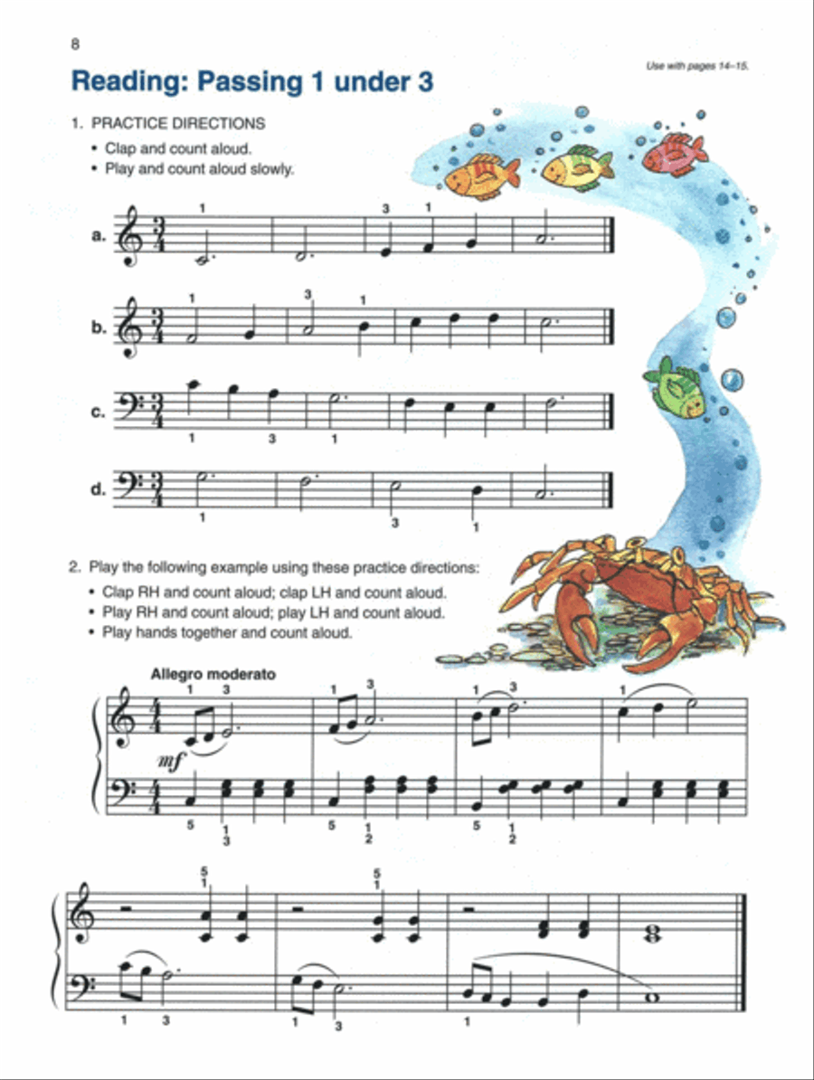 Alfred's Basic Piano Course Sight Reading, Level 3 Piano Method scores gallery preview page 7
