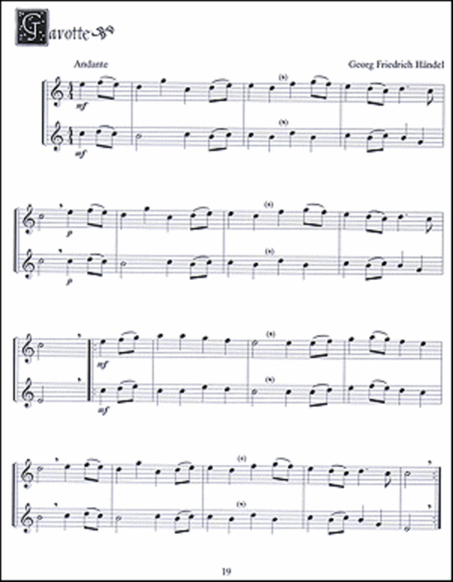 Easy Duets for Flute Woodwind Duet scores gallery preview page 4