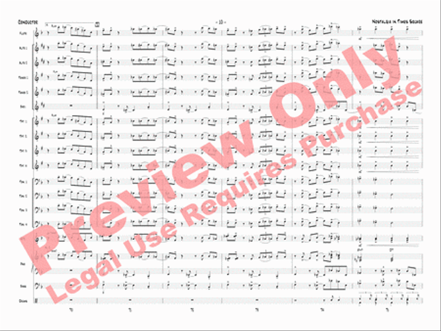 Nostalgia in Times Square Jazz Ensemble scores gallery preview page 13