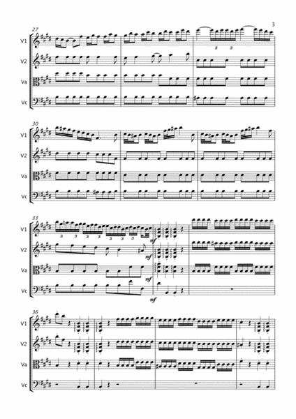 Violin Concerto in E Major - (String Quartet) - Antonio Vivaldi (RV 263 Op. 9 No. 4) image number null