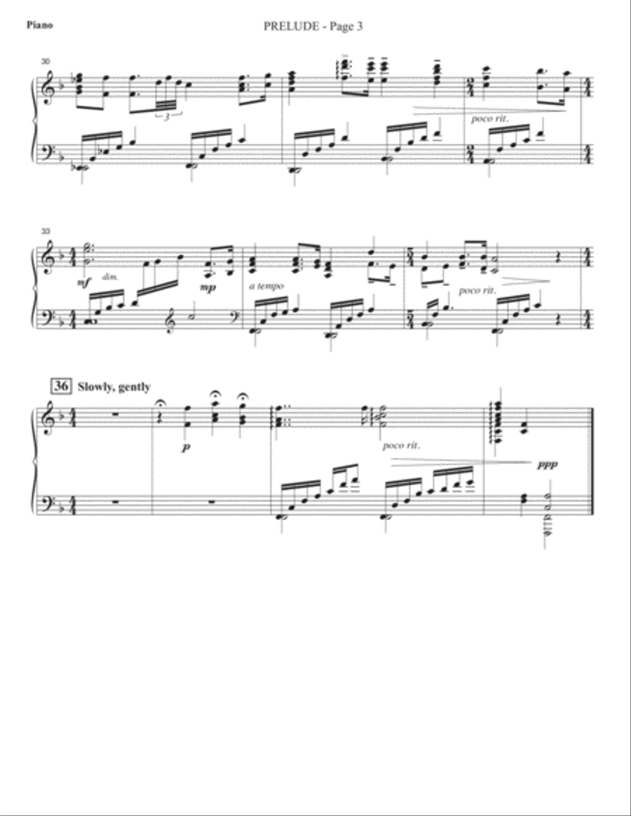 Sacred Places - Piano/Guitar Choir scores gallery preview page 3