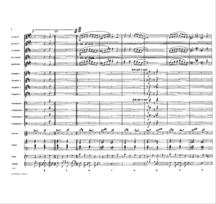 One For Woody Jazz Ensemble scores gallery preview page 3