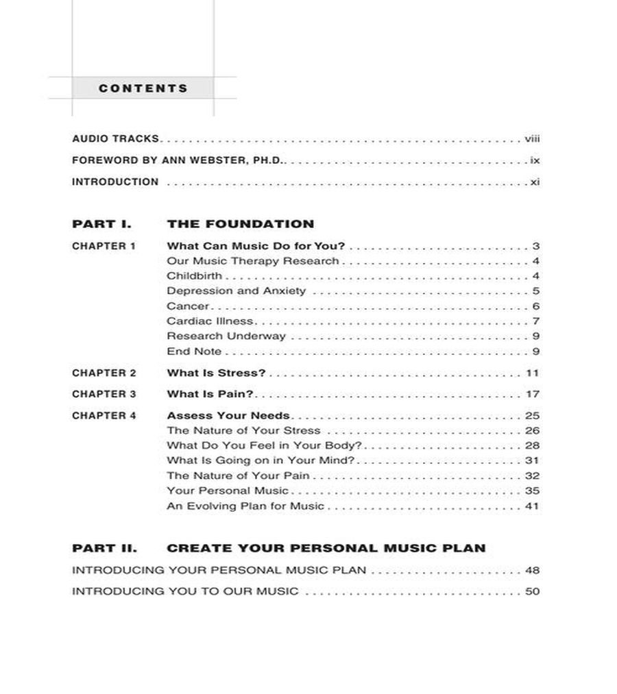 Manage Your Stress and Pain Through Music Collection / Songbook scores gallery preview page 3