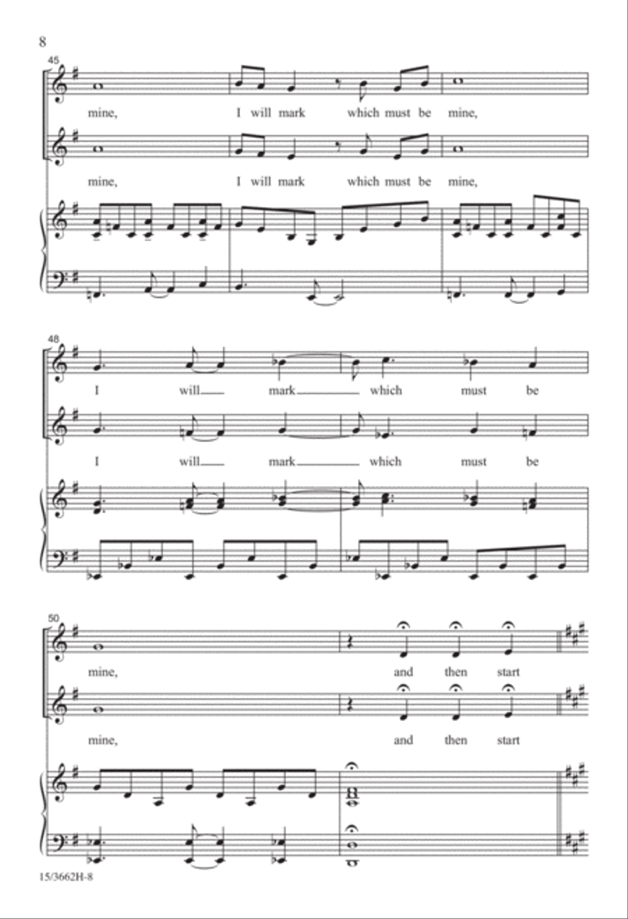 I Will Be the Gladdest Thing SA scores gallery preview page 8
